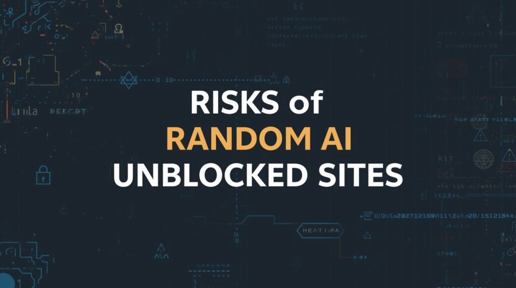 Risks of using random ai unblocked sites