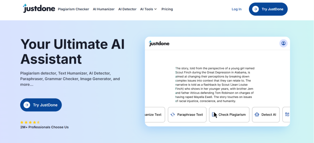 Justdone ai refunds, subscriptions, and account management page